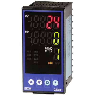 Wika PID temperature controller, Models CS6S, CS6H, CS6L